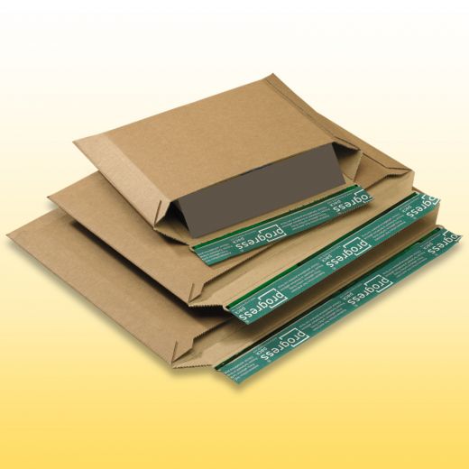 300 St�ck Kartonversandtaschen Gr��e 4 / Quer = 335 x 230 x bis 30 mm